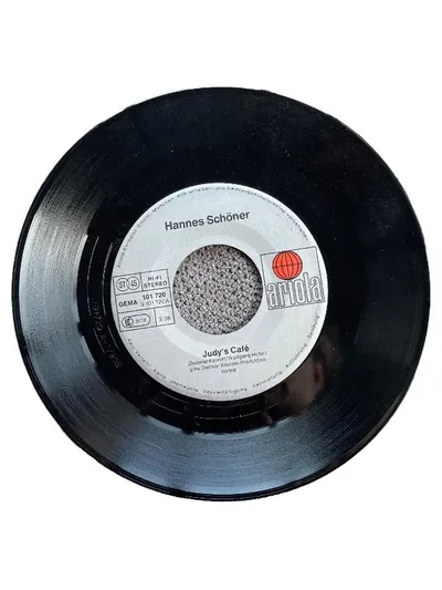 Hannes Schöner Judy's Café Schlager 7" Vinyl Single Ariola 101 720