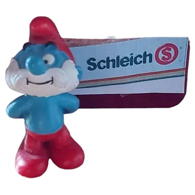 Schleich Schlumpf Papa Schlumpf Figur Mehrfarbig Kinder Spielfigur