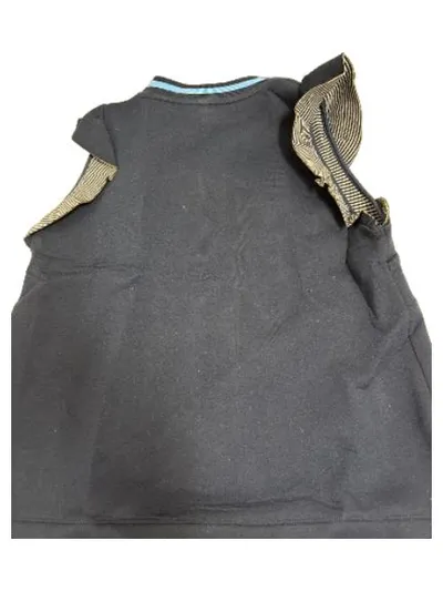 Mother of Pearl Damen Top Blau Rüschen Gr. L 42 Baumwolle Modal