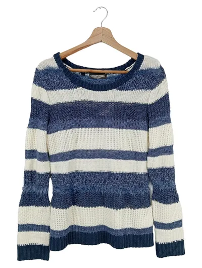 bpc selection Damen Pullover Gr. 76 Mehrfarbig Gestreift Casual