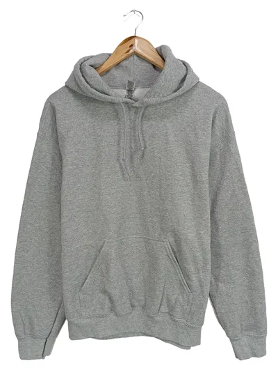Gildan Herren Kapuzenpullover Hoodie Grau Gr. M Casual Basic Baumwolle