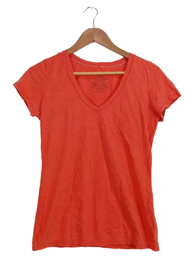 Patagonia Damen T-Shirt V-Ausschnitt Rot Gr. 36/S Casual Basic