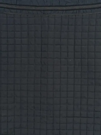 Strenesse A-Linienrock Damen Strukturmuster gesteppt Midirock Schwarz Gr. S