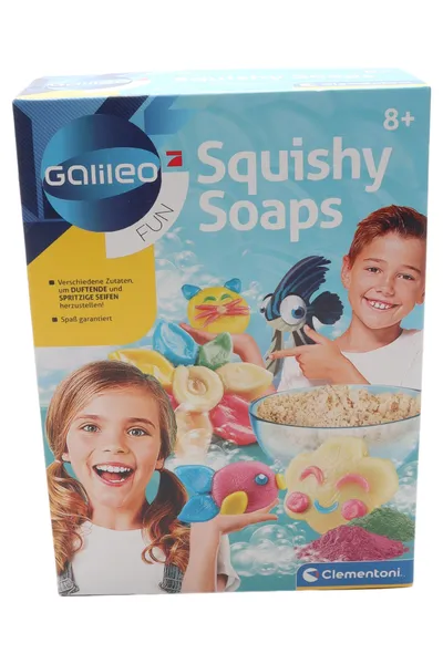 Clementoni Galileo Fun Squishy Soaps Experimentierset Seifen Bastelset ab 8