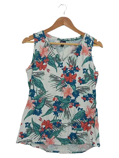 Patagonia Damen Tank Top Shirt Gr. 38/M Mehrfarbig Blumenmuster Casual