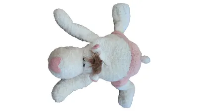 NICI Baby Kuscheltier Stofftier Kuh Plüschtier Weiß 34cm