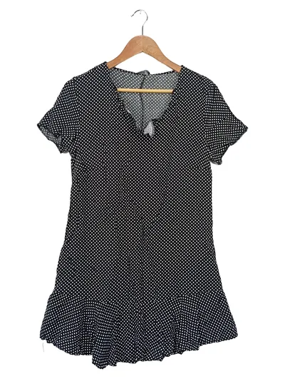 COTTON:ON Damen Freizeitkleid Gr. M Schwarz Punkte Sommerkleid