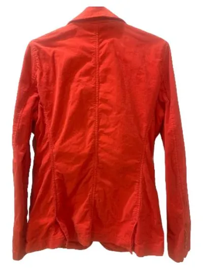Bogner Jeans Blazer Damen Orange Gr. 38 Baumwolle Casual Freizeit Jacke