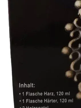 Ideen mit Herz Epoxy-Glasur Deluxe Harz Set kristallklar 240ml Bastelset