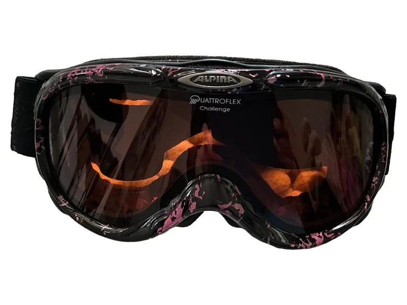 Alpina Skibrille Quattroflex Challenge Damen Schwarz 1