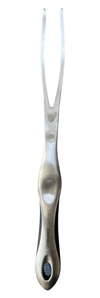 Leifheit Serviergabel Fleischgabel Modern Silber Metall Küchenhelfer