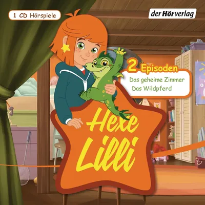 Hexe Lilli: Geheimes Zimmer & Wildpferd Hörspiel CD Eva Wehrum Deutsch ab 6