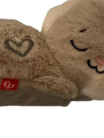 Fisher-Price Schlummer Otter Schaf Kuscheltier Baby Einschlafhilfe Beige 16cm