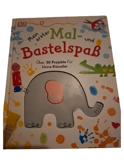 DK Verlag Mein erster Mal- und Bastelspaß Activity Buch Kinder Malbuch Basteln