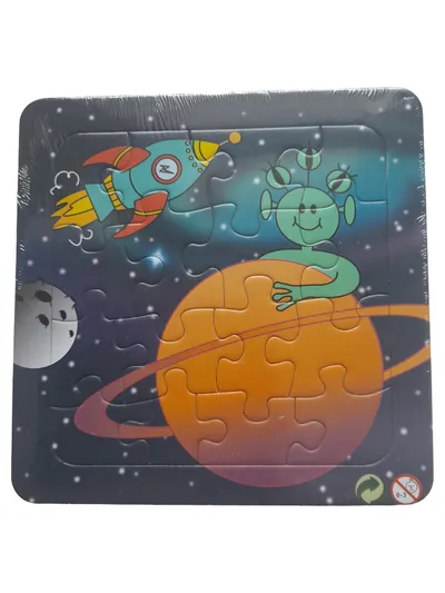 LG-Imports Weltraum Puzzle Kinder Rakete Alien Planet 16 Teile NEU
