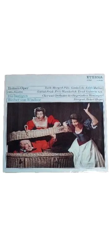 Die lustigen Weiber von Windsor Otto Nicolai ETERNA Vinyl LP Klassik