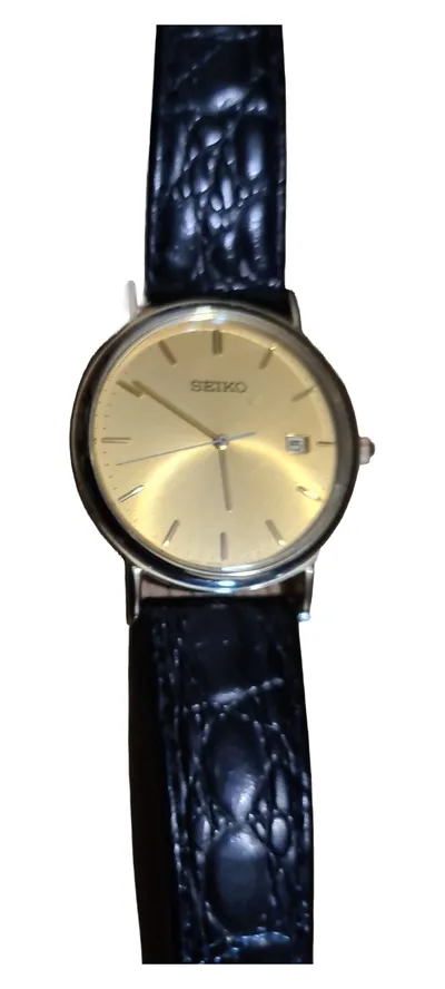 Seiko Herren Armbanduhr Gold Klassisch