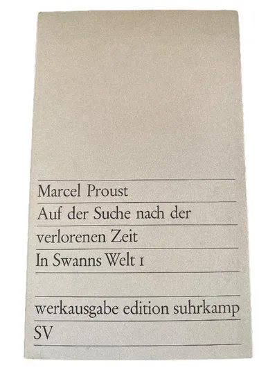 In Swanns Welt von Marcel Proust Gesellschaftsroman Hardcover Deutsch