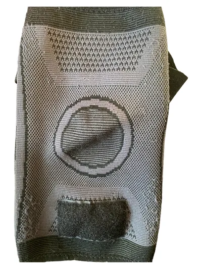 Nike Knie Bandage Grau UNI Sport Stützbandage Knieschutz