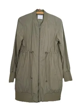 Mamalicious Damen Umstandsjacke Übergangsjacke Gr. 36/S Grün Casual