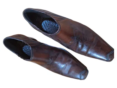 Signora Damen Stiefeletten Leder Braun Gr. 39 Klassisch