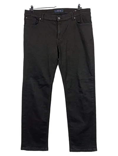 Otto Kern Herren Jeans Regular Fit Stretch Schwarz W27 L31