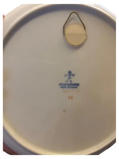 Fürstenberg Porzellan Sammelteller 341972 Pärchen Klassisch Gold 16,5cm