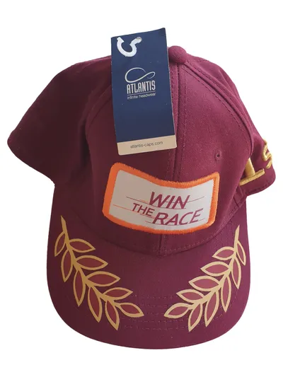 Atlantis Kappe Win the Race Herren Cap Rot Casual UNI Baseballkappe