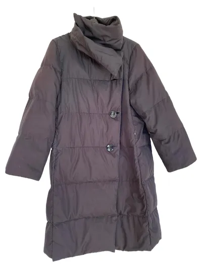 MaxMara Damen Steppmantel Gr. 40 Braun Klassisch Wintermantel