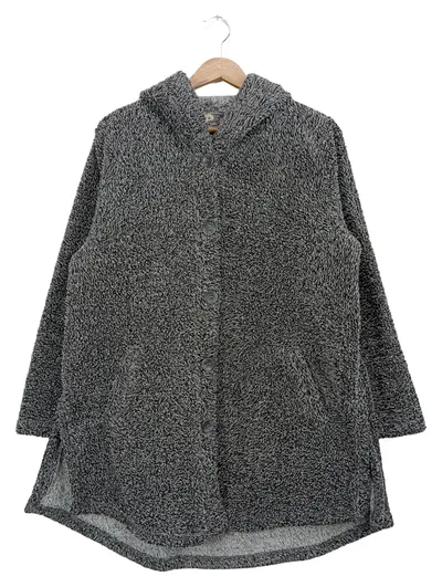 BATIK Strickjacke Damen M Grau Casual Kapuze