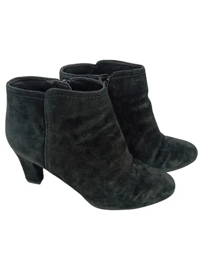 PESARO Damen Stiefelette Gr. 39 Schwarz Elegant Reißverschluss Stiefel
