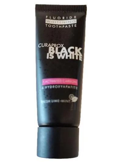 Curaprox Black Is White Fluorid Whitening Zahnpasta 90ml Schwarz