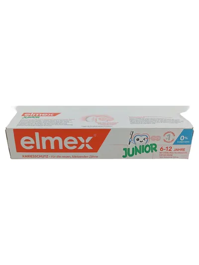 elmex Junior Zahnpasta Kariesschutz 6-12 Jahre 75ml Fluorid Kinderzahnpasta