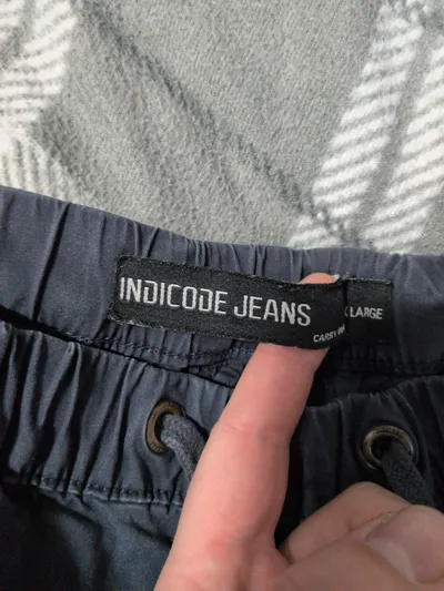 INDICODE JEANS Herren Cargo Hose Grau XXL W40 Baumwolle Urban