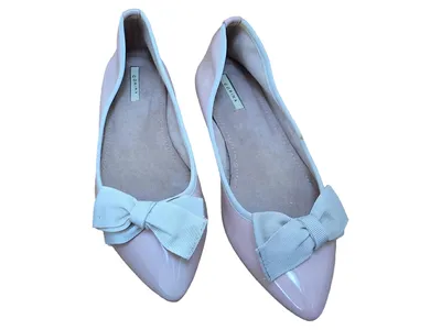 CORINA Ballerinas Damen Schuhe Gr. 38 Rosa Feminin Schleife
