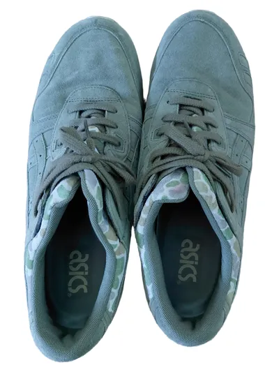Asics Sneaker low Herren Schuhe Grün Größe 44 Casual Sportlich