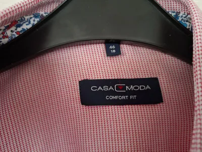 Casa Moda Herren Business Hemd Langarm Rosa Gr. 46 Comfort Fit