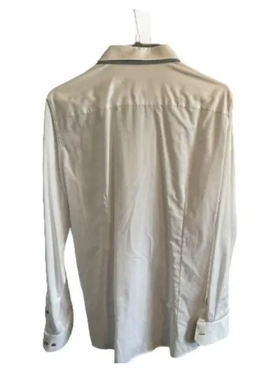 DIGEL Herren Business Hemd Weiß Gr. M/50 Langarm Elegant Baumwolle