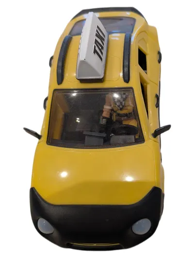 Jazwares Taxi Spielzeugauto Gelb Modellauto Kinder Spielzeug