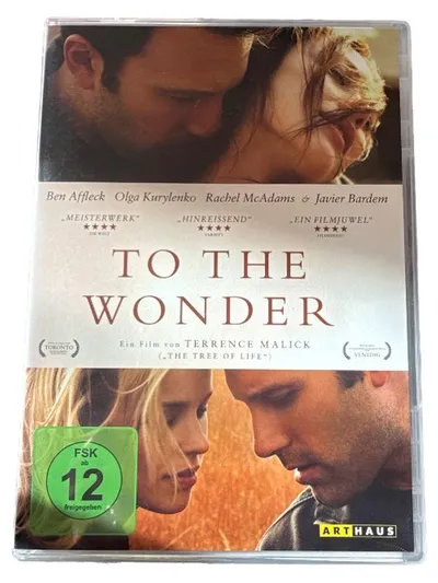 To the Wonder DVD Terrence Malick Ben Affleck Olga Kurylenko Drama Arthaus