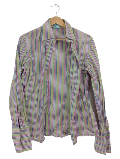 Hawes & Curtis Damen Hemdbluse Gr. 40 Gestreift Baumwolle Mehrfarbig