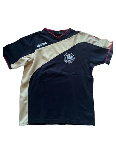 Kempa Sport Shirt Deutschland Handball Herren Gr. S Schwarz Sportlich