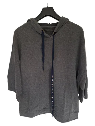 bpc selection Damen Kapuzenpullover Gr. 44 na 36 Grau Casual