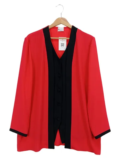 HERMANN LANGE COLLECTION Leichte Jacke Damen Gr. 40/L Rot Business Elegant