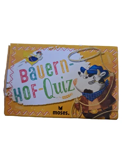 Moses Verlag Bauernhof Quizspiel Kinder ab 6 Jahre Tiere Natur 50 Karten