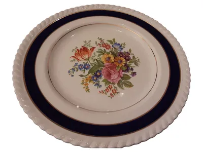 Johnson Bros Frühstücksteller M Porzellan Mehrfarbig Blumen Klassisch Vintage