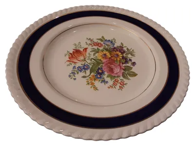 Johnson Bros Frühstücksteller Mehrfarbig Blumen Klassisch Vintage 20cm Porzellan
