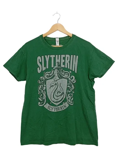 SOL'S Harry Potter Slytherin Wappen T-Shirt Fanshirt Grün Gr. M