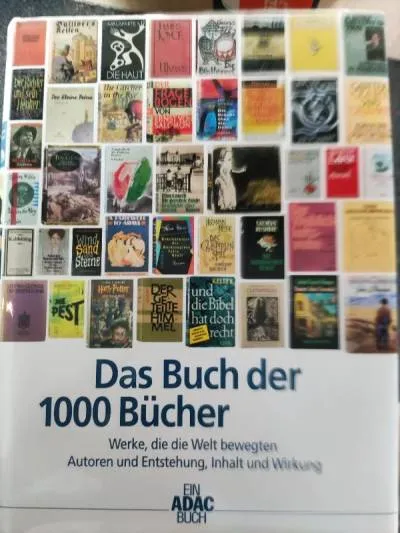 ADAC Verlag 1000 Bücher Kultur Geschichte Sachbuch Hardcover Deutsch