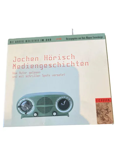 Mediengeschichten Jochen Hörisch Hörbuch CD Eichborn Die Andere Bibliothek